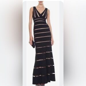 JS Collection Long black mermaid gown